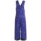 Columbia Sportswear Snow Slope Bib Overalls - Insulated (For Toddlers) in Light Grape Star Print
