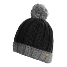 Columbia Sportswear Snowtop Beanie Hat (For Kids) in Black/Charcoal - Closeouts
