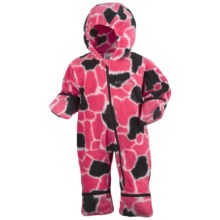 Columbia Sportswear Snowtop II Bunting - Fleece (For Infants) in Afterglow/Giraffe Print - Closeouts