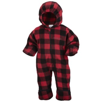 Columbia Sportswear Snowtop II Bunting - Fleece (For Infants) in Bright Red Lumberjack