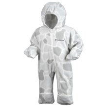 Columbia Sportswear Snowtop II Bunting - Fleece (For Infants) in Ice Grey Giraffe Print - Closeouts