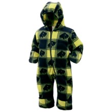 Columbia Sportswear Snowtop II Bunting - Fleece (For Infants) in Leapfrog Buffalo Print - Closeouts