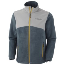 Columbia Sportswear Steens Mountain Tech Jacket - Fleece (For Men) in Mystery/Light Grey - Closeouts