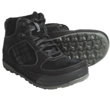 Columbia Sportswear Stoker Mid Boots - Suede (For Men) in Black/Gunmetal - Closeouts