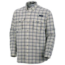 Columbia Sportswear Super Bahama Shirt - UPF 30, Long Sleeve (For Men) in Neon Light/Seersucker - Closeouts