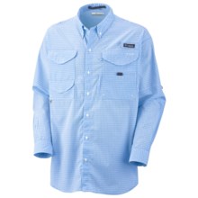 Columbia Sportswear Super Bonehead Classic Shirt - UPF 30, Long Sleeve (For Men) in Sail/Gingham - Closeouts