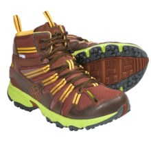 Columbia Sportswear Talus Ridge Mid OutDry® Hiking Boots - Waterproof (For Women) in Bombay Brown/Lime Green - Closeouts