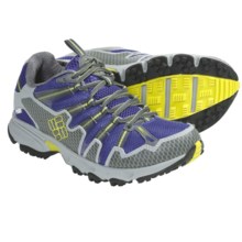 Columbia Sportswear Talus Ridge OutDry® Trail Running Shoes - Waterproof (For Women) in Clematis Blue/Chartreuse - Closeouts