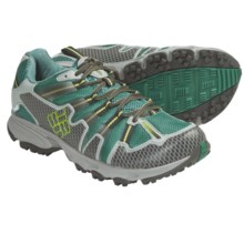 Columbia Sportswear Talus Ridge OutDry® Trail Running Shoes - Waterproof (For Women) in Green Slate Blue/Lime Green - Closeouts