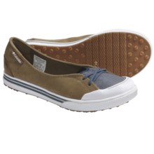 Columbia Sportswear Teagan Shoes - Slip-On (For Women) in Dune/Sea Blue - Closeouts