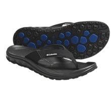 Columbia Sportswear Techsun H2O Sandals - Flip-Flops (For Men) in Black/Electric Avenue - Closeouts