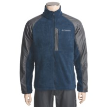 Columbia Sportswear Ten Trail III Jacket - Fleece (For Men) in Columbia Navy/Charcoal - Closeouts