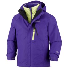 Columbia Sportswear Tonpaite Omni-Heat® Jacket - Waterproof, Insulated, 3-in-1 (For Youth) in Light Grape - Closeouts
