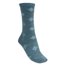 Columbia Sportswear Travel Crew Socks (For Women) in Tidewater/Reflection - Closeouts