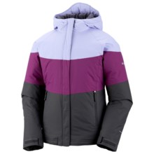 Columbia Sportswear Triple Run Jacket - Insulated (For Toddler Girls) in Grill/Raspberry/Helio - Closeouts