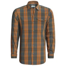 Columbia Sportswear Utilizer Plaid Shirt - Long Roll-Up Sleeve (For Men) in Persimmon - Closeouts