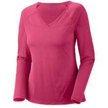 Columbia Sportswear Vista Ridge Shirt - V-Neck, Long Sleeve (For Women) in Afterglow - Closeouts