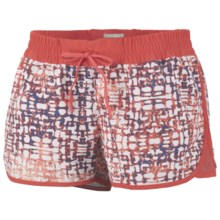 Columbia Sportswear Viva Bonita Boardshorts - UPF 50 (For Women) in Red Coral Jakarta/Grille Print - Closeouts