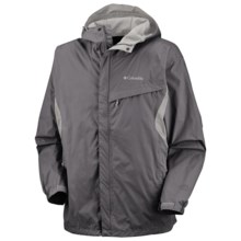 Columbia Sportswear Watertight Omni-Tech® Jacket - Waterproof (For Men) in 030 Charcoal - Closeouts