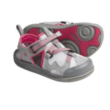 Columbia Sportswear Watu 3 Sport Sandals (For Kids) in Wild Dove/Raspberry - Closeouts