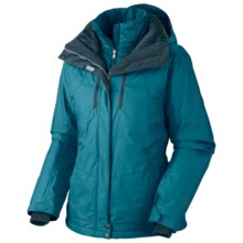 Columbia Sportswear Whirlibird Interchange Omni-Heat®-Omni-Tech® Ski Jacket - 3-in-1 (For Women) in Dark Turquoise - Closeouts