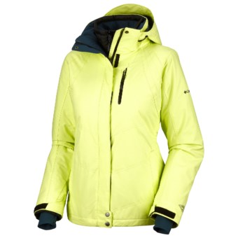 Columbia Sportswear Whirlibird Interchange Omni-Heat®-Omni-Tech® Ski Jacket - 3-in-1 (For Women) in Neon Light