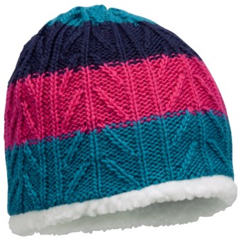 Columbia Sportswear Wilderness Run Beanie Hat (For Men and Women) in Light Turquoise/Bright Rose