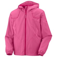 Columbia Sportswear Wind Racer Jacket (For Girls) in Pink Taffy - Closeouts
