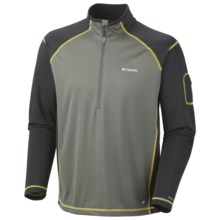 Columbia Sportswear Windefend Shirt - Zip Neck, Long Sleeve (For Men) in Gravel - Closeouts