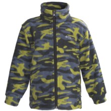 Columbia Sportswear Zing Jacket - Fleece (For Youth Boys) in Elm Camo - Closeouts