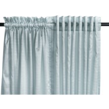 Commonwealth Home Fashions Bellary Curtains - 95", Faux Silk, Back Tab or Pole Top, Lined in Blue - Closeouts