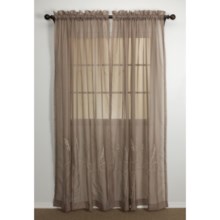 Commonwealth Home Fashions Curtains - 95", Pole-Top, Faux Linen in Taupe - Closeouts
