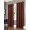 Commonwealth Home Fashions Garbo Herringbone Curtains - 63", Grommet-Top in Sienna