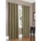 Commonwealth Home Fashions Garbo Herringbone Curtains - 84", Grommet-Top in Sage