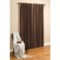 Commonwealth Home Fashions Hotel Chic Blackout Curtains - 100x84", Tab Top in Chocolate