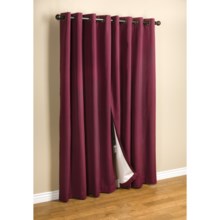 Commonwealth Home Fashions Hotel Chic Blackout Curtains - 84", Grommet-Top in Burgundy - Closeouts
