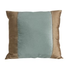 Commonwealth Home Fashions Jasmine Toss Pillow - 25" in Blue/Taupe - Closeouts