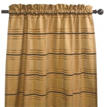 Commonwealth Home Fashions Tartan Curtains - 95", Pole Top in Taupe - Closeouts