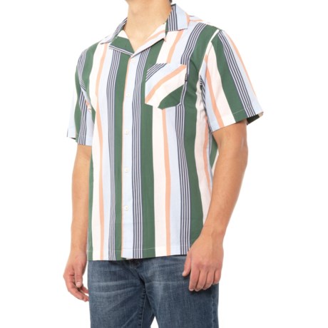 Hurley Community Coastline Woven Shirt - Short Sleeve (For Men) - WHITE (M )