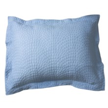Company C Cobblestone Cotton Pillow Sham - Single in Light Blue - Closeouts