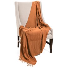 Company C Karina Baby Alpaca Throw Blanket - Featherweight, 50x70” in Paprika - Closeouts
