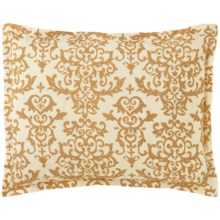 Company C Victoria Pillow Sham - King, 200 TC Cotton Percale in Sienna - Closeouts