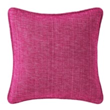 Company C Vista Cotton Decor Pillow - 18x18” in Berry - Closeouts