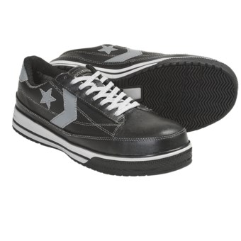 Converse Lightweight Classic Oxford Work Shoes - Composite Toe (For Men) in Black/Grey