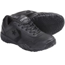 Converse Low Profile Euro Casual Work Shoes (For Men) in Black - Closeouts