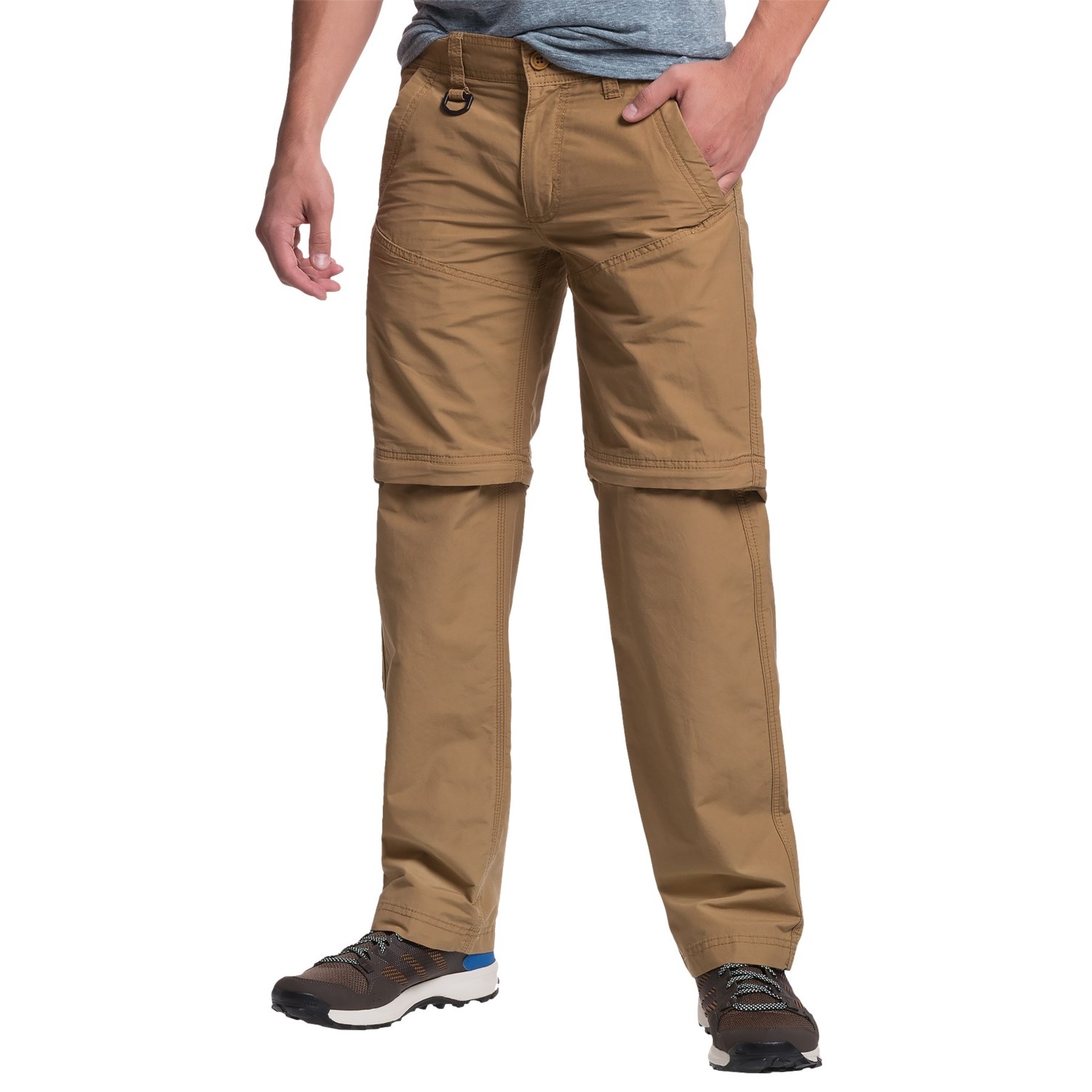 mens walking trousers with zip off legs