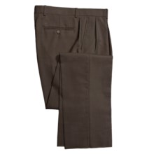 Corbin Easy Traveler Pants - Pleated (For Men) in Brown - Closeouts