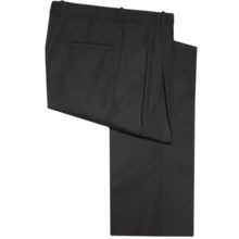 Corbin Prime Poplin Pants - Pleated (For Men) in Black - Closeouts