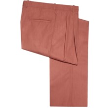 Corbin Prime Poplin Pants - Pleated (For Men) in Brick - Closeouts