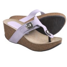 Cordani Arcadia Wedge Sandals - Suede (For Women) in Lavender Suede - Closeouts